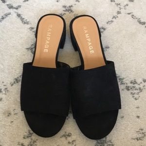 Black mules